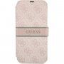 Guess 4G Printed Stripe flip cover borító - iPhone 13 Pro - rózsaszín