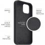 FIXED Flow szilikon tok - iPhone 13 Pro Max - fekete