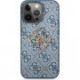 Guess 4G Metal Logo tok - iPhone 13 Pro Max - kék