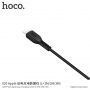 HOCO töltő kábel Apple iPhone / iPad / iPod - 2m - fekete