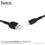 HOCO töltő kábel Apple iPhone / iPad / iPod - 1m - fekete