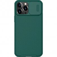 Nillkin CamShield Pro tok - iPhone 13 Pro Max - sötétzöld