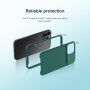 Nillkin CamShield Pro tok - iPhone 13 Pro Max - sötétzöld