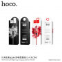 HOCO fonott töltő kábel Apple iPhone / iPad / iPod - 1m - fekete