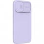 Nillkin CamShield Silky Magnetic szilikon tok - iPhone 13 Pro Max - lila