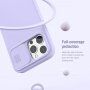 Nillkin CamShield Silky Magnetic szilikon tok - iPhone 13 Pro Max - lila