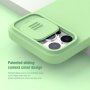 Nillkin CamShield Silky Magnetic szilikon tok - iPhone 13 Pro Max - lila