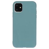 Tok puha műanyagból - iPhone 13 Pro - türkizkék