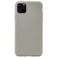 Tok puha műanyagból - iPhone 13 Pro Max - szürke
