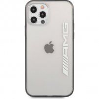 AMG Metallic Black Edges tok - iPhone 12 Pro Max - átlátszó
