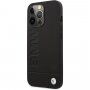 BMW Leather Hot Stamp tok - iPhone 13 Pro Max - fekete