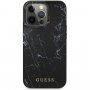 Guess Marble márvány mintás tok - iPhone 13 Pro Max - fekete