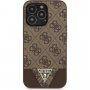 Guess 4G Metal Logo tok - iPhone 13 Pro Max - barna
