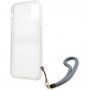 Guess Marble Stripe tok - iPhone 11 - kék