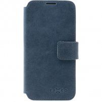 FIXED ProFit bőr flip cover tok - iPhone 13 mini - kék