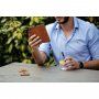 FIXED ProFit bőr flip cover tok - iPhone 13 mini - barna