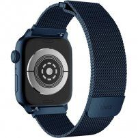 Uniq Dante acél szíj - Apple Watch 42mm / 41mm / 40mm / 38mm - kobaltkék