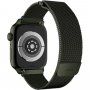 Uniq Dante acél szíj - Apple Watch 42mm / 41mm / 40mm / 38mm - olívazöld
