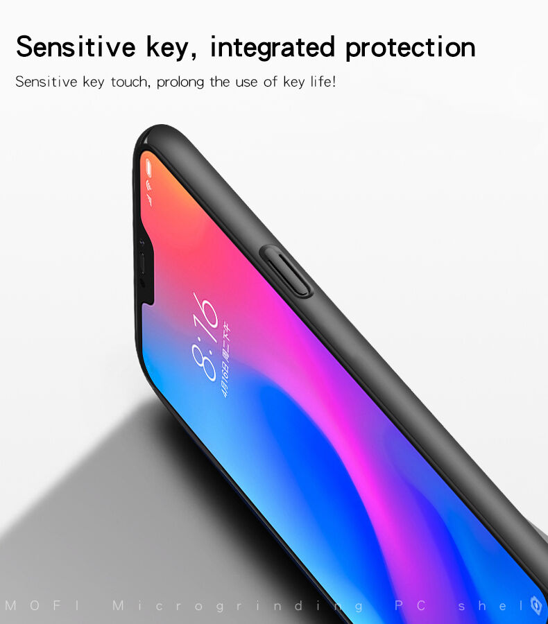 MOFI ultravékony védő fedél fényképezőgép lencsevédővel iPhone XS Max készülékhez - kék