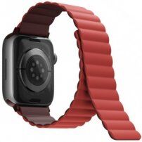 UNIQ Revix kétoldalas szíj - Apple Watch 42mm / 41mm / 40mm / 38mm - borvörös