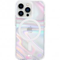Case Mate Soap Bubble holografikus tok MagSafe-vel - iPhone 13 Pro - átlátszó