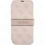 Guess 4G Printed Stripe flip cover borító - iPhone 13 - rózsaszín