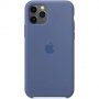 Eredeti Apple szilikon tok - iPhone 11 Pro Max - kopott kék