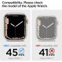 Spigen Ultra Hybrid borító - Apple Watch 45mm - átlátszó