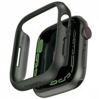 Spigen Thin Fit borító - Apple Watch 45mm - sötétzöld