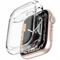 Spigen Ultra Hybrid borító - Apple Watch 45mm - átlátszó