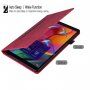 Elegáns tok kártyatároló rekeszekkel - iPad 9,7" (2017/2018) / Air 1 / 2 / Pro 9,7" - piros