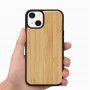 Fa védőtok - iPhone 13 mini - bambusz