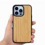 Fa védőtok - iPhone 13 Pro Max - bambusz