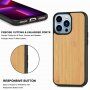 Fa védőtok - iPhone 13 Pro Max - bambusz