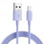 Joyroom fonott adat- és töltő kábel USB-A / Lightning - iPhone / iPad / iPod / AirPods - 2 m - lila