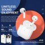 WK TWS V4 vezeték nélküli Bluetooth fülhallgató - Apple készülék - fehér