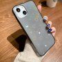 Átlátszó tok változó szívekkel - iPhone 13 Pro Max - fekete
