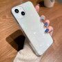 Átlátszó tok változó szívekkel - iPhone 13 Pro Max - fehér