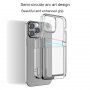 Transzparens tok kártyatároló rekeszekkel - iPhone 12 - átlátszó