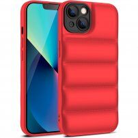 Védőtok párnákkal - iPhone 13 mini - piros