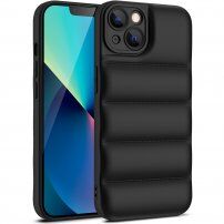 Védőtok párnákkal - iPhone 13 Pro - fekete