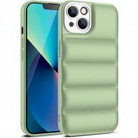 Védőtok párnákkal - iPhone 13 Pro - zöld