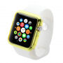 HAWEEL vékony átlátszó borító / tok - Apple Watch 38mm - sárga