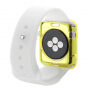 HAWEEL vékony átlátszó borító / tok - Apple Watch 38mm - sárga