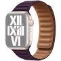 Szíj bőr felülettel - Apple Watch Ultra 49mm / 46mm / 45mm / 44mm / 42mm - lila