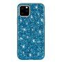 Védőtok flitterekkel - iPhone 11 Pro - kék
