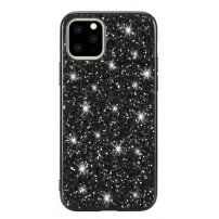 Védőtok flitterekkel - iPhone 11 - fekete
