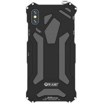 R-Just szuper tartós fém "Armor" tok - iPhone XS Max - fekete