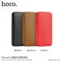 HOCO luxus flip cover tok műbőrből Apple iPhone XS / iPhone X - fekete
