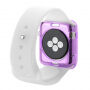 HAWEEL vékony átlátszó borító / tok - Apple Watch 38mm - lilla